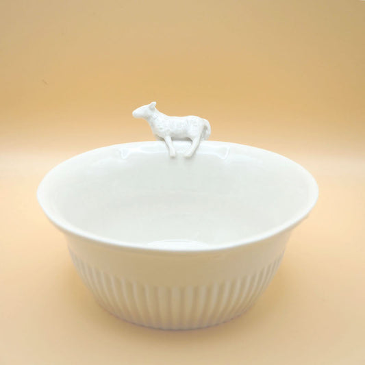 Yukiko Kitahara - Porcelain Animal Bowl, Sheep