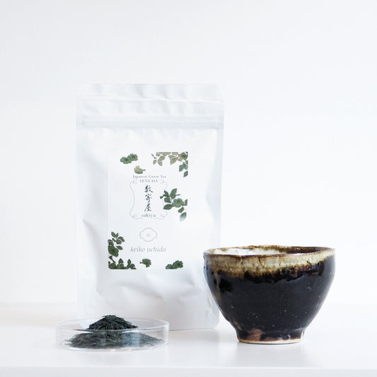 Sencha Tea and Handcrafted Cup Gift Set