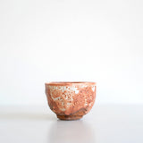 Red Shino Small Guinomi Cup