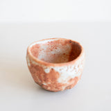 Red Shino Small Guinomi Cup