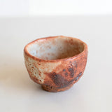 Red Shino Small Guinomi Cup