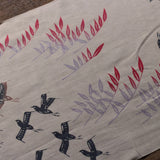 Flower Pattern Tenugui Cloth
