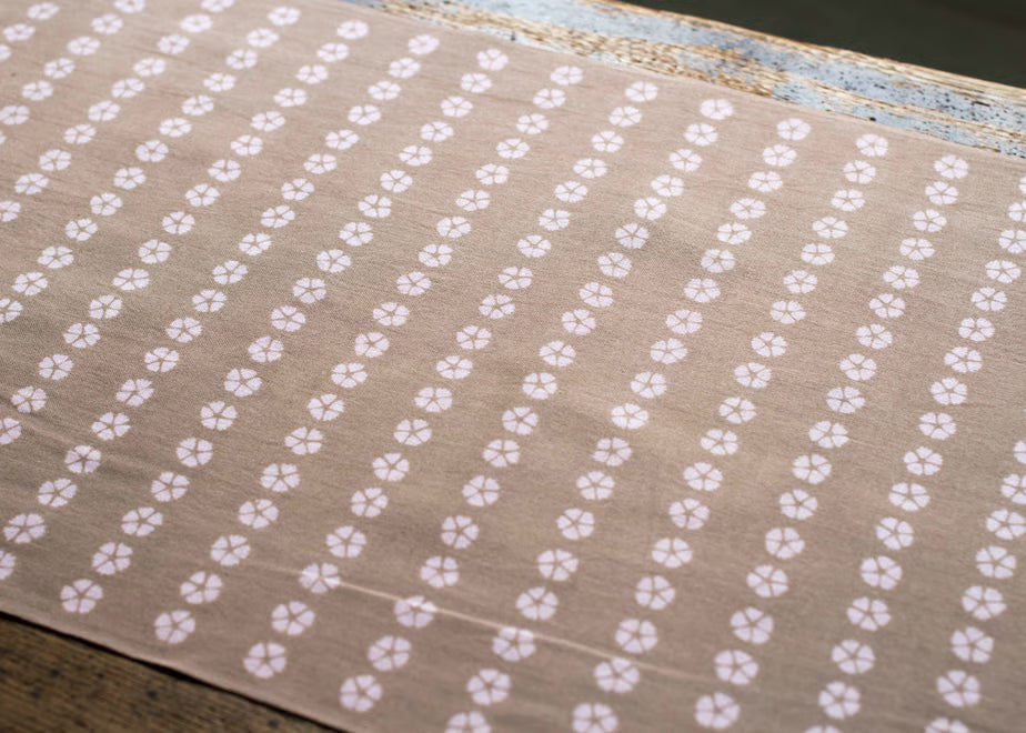 Flower Pattern Tenugui Cloth