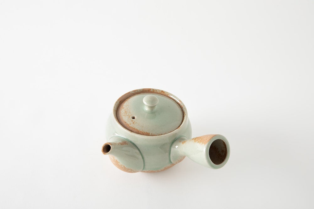 Tokoname Kyusu Teapot - Light Grey Glaze