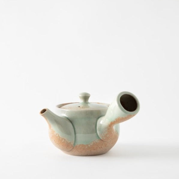 Tokoname Kyusu Teapot - Light Grey Glaze
