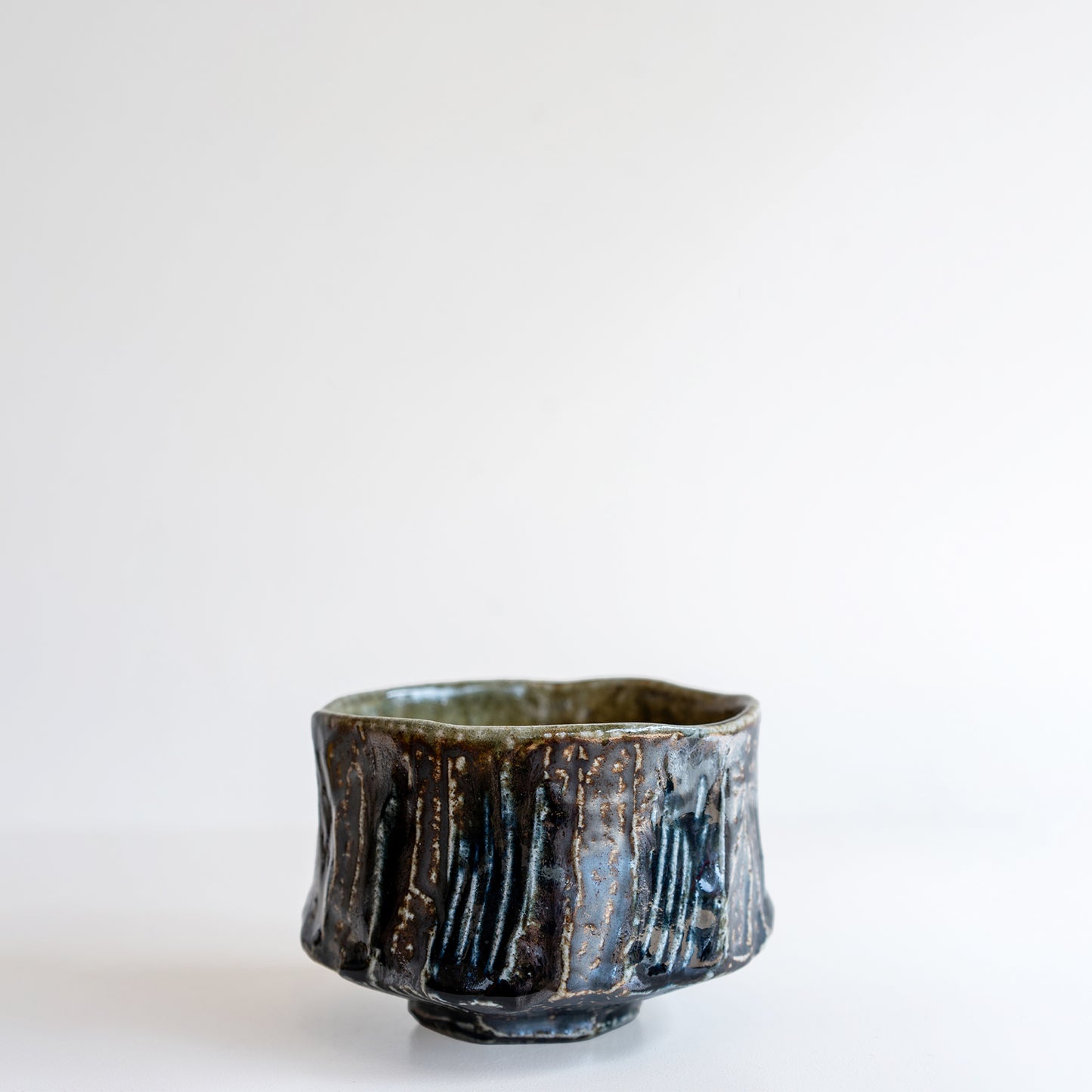 Cobalt and Iron Tea Bowl
