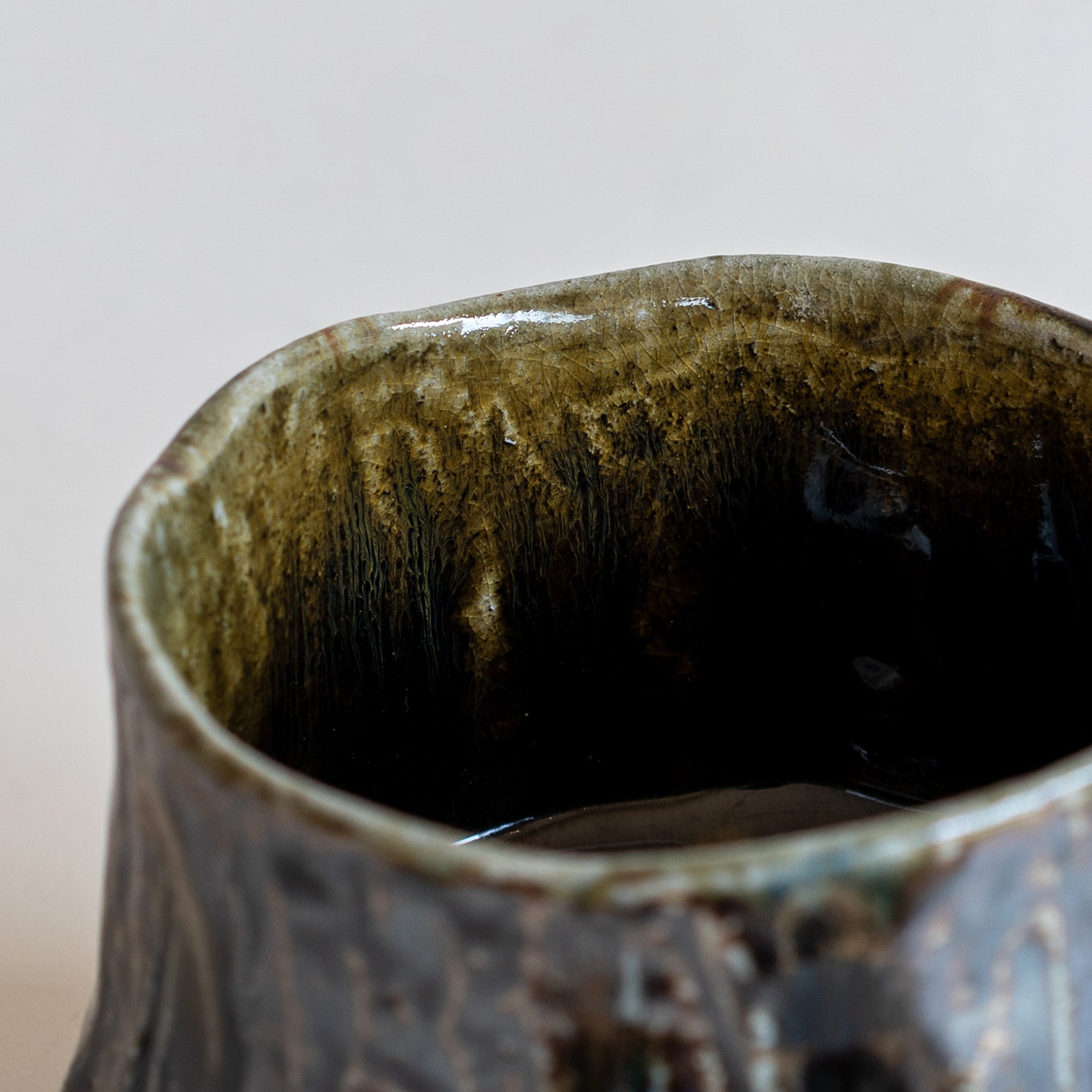 Cobalt and Iron Tea Bowl