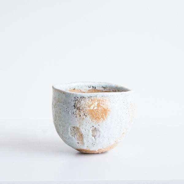 Ash Glazed Shima Yohen Tea Bowl