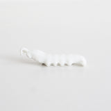 Porcelain Caterpillar Brooch