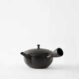 Hand Thrown Black Kyusu from Tokoname - Tama Hikaru