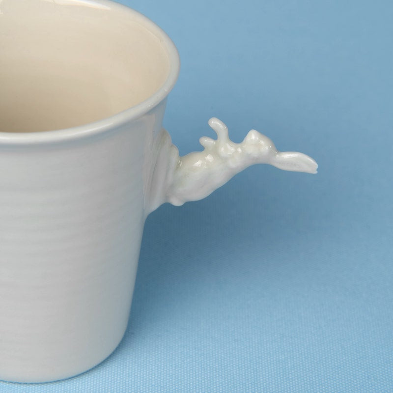 Small Porcelain Rabbit Cup